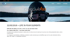 Desktop Screenshot of cineclubfas.com